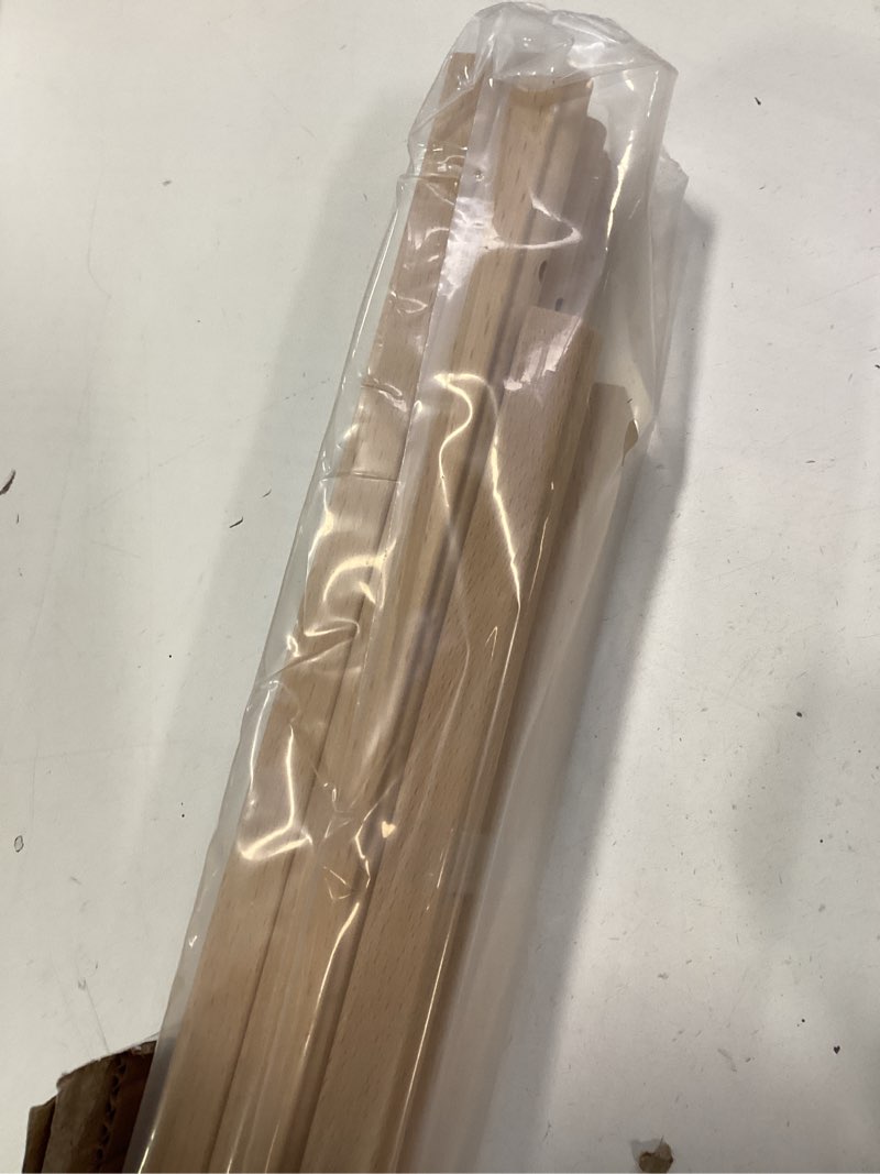 Condition photo showing Good Condition for MEEDEN Wood Easel Stand for Display: Wooden Tripod for Poster Board - Wedding Easel Standing for Welcome Sign Natural Color