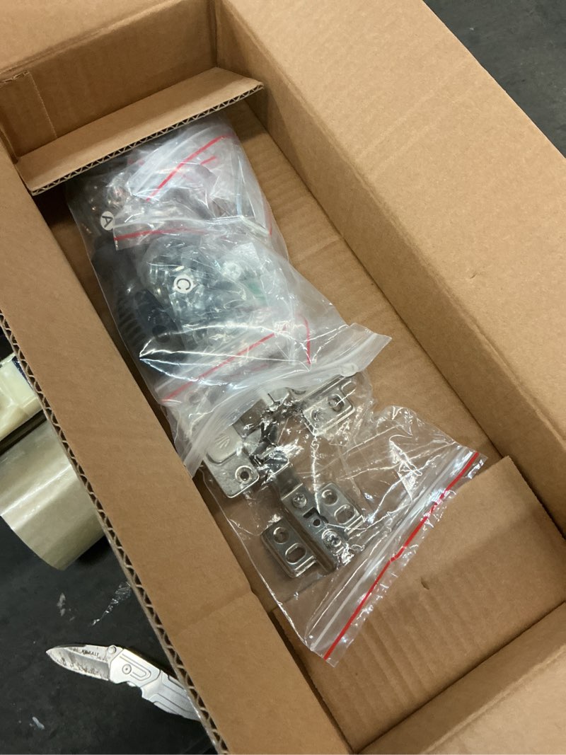 Condition photo showing As Is for (hardware only) vanity desk with mirror and lights, makeup vanity with 5 drawers and 3 storage shelves, 3 color modes & adjustable brightness dressing table, vanity for girls, white