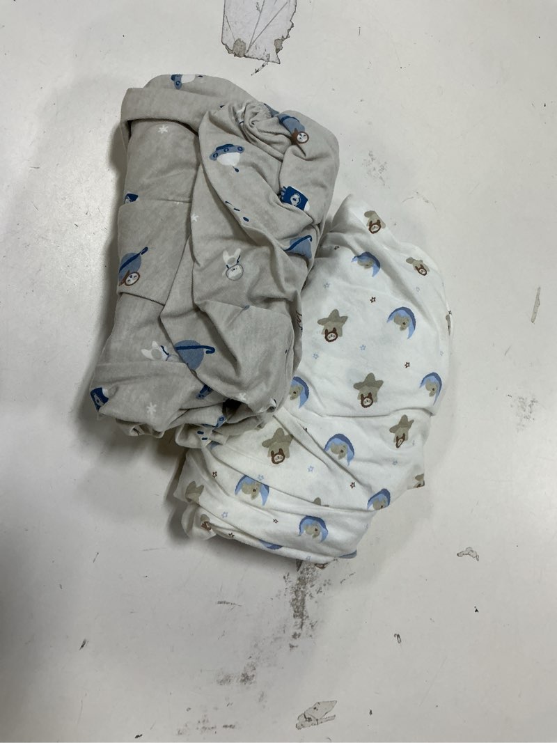 Condition photo showing Good Condition for KeaBabies 2-Pack Organic Crib Sheets for Boys, Girls - 52x28 Fitted Crib Mattress Sheet Neutral, Breathable Jersey Cotton Cover for Baby Bed, Toddler Mattress, Soft & Cute Prints (Cosmo)