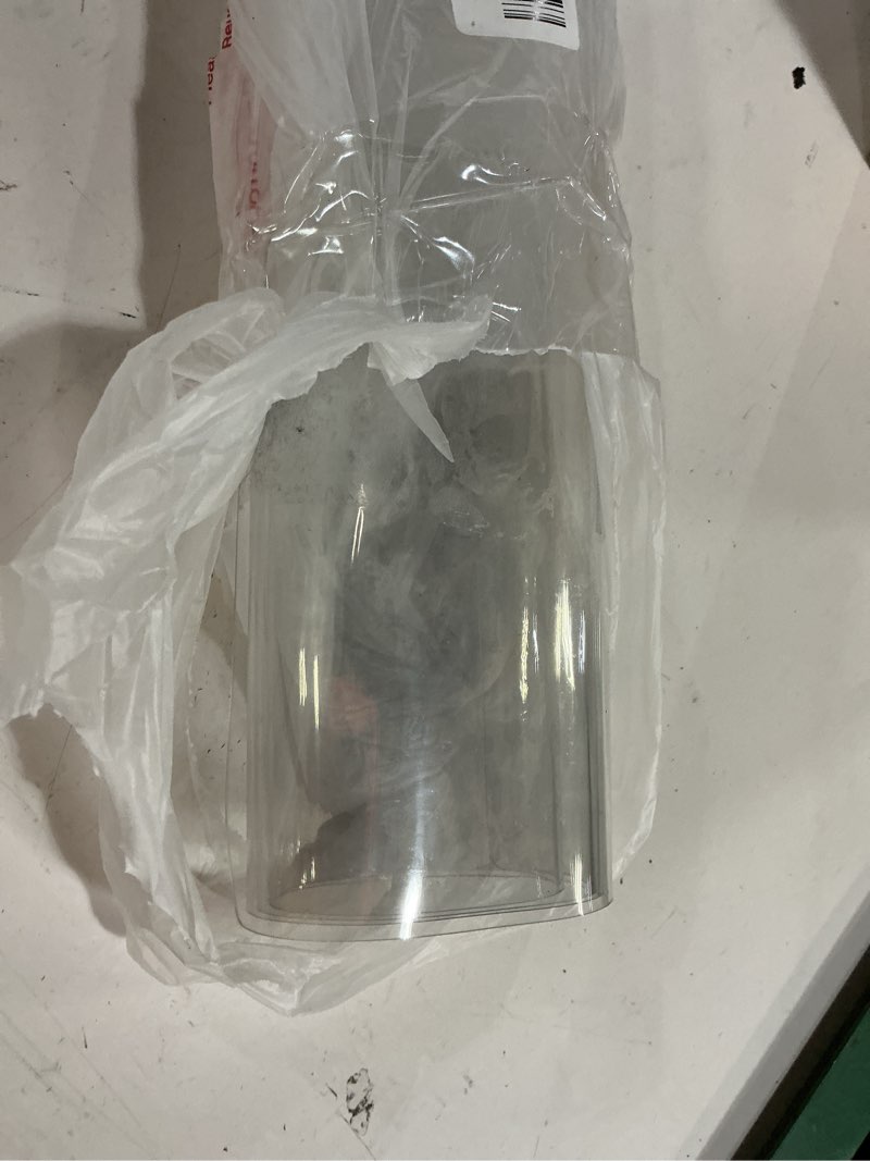 Condition photo showing As Is for lovepads clear desk mat 24 x 36 inch, 1.5mm thick clear table protector, waterproof plastic table cover protector, pvc desk protector mat, vinyl desk cover for desktop, coffee & dining table 24" x 36" (rectangular) clear 1.5mm