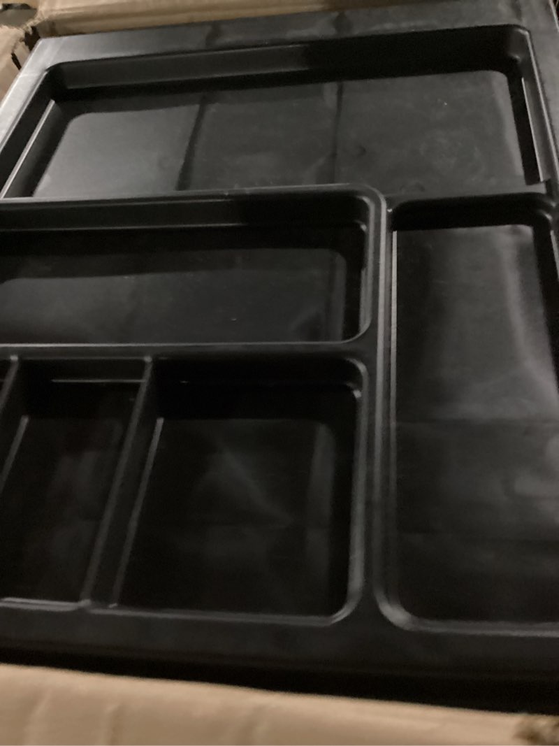 Condition photo showing New/Like New for iris usa plastic drawer storage organizer rolling cart, with wheels casters, 4-drawers, for classroom art craft supplies dresser closet bathroom laundry room, black/pearl black 4 drawer with wheels