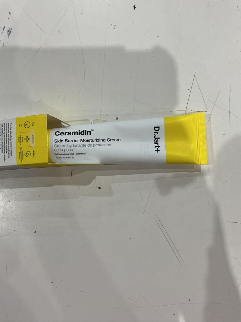 Condition photo showing As Is for dr.jart+ ceramidin skin barrier korean face cream moisturizer with ceramides and panthenol | korean skin care 2.53 fl oz - jumbo size