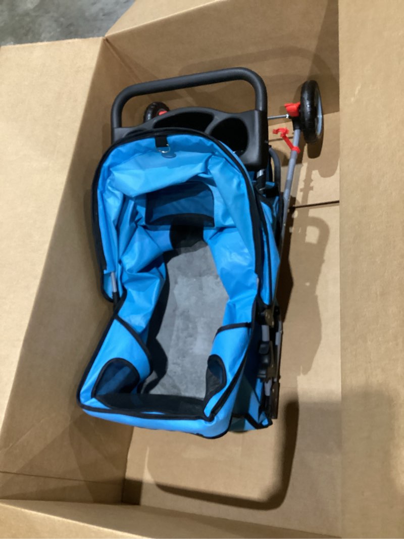 Condition photo showing Good Condition for stroller jogging stroller zip up screen foldable pet gear pet stroller foldable