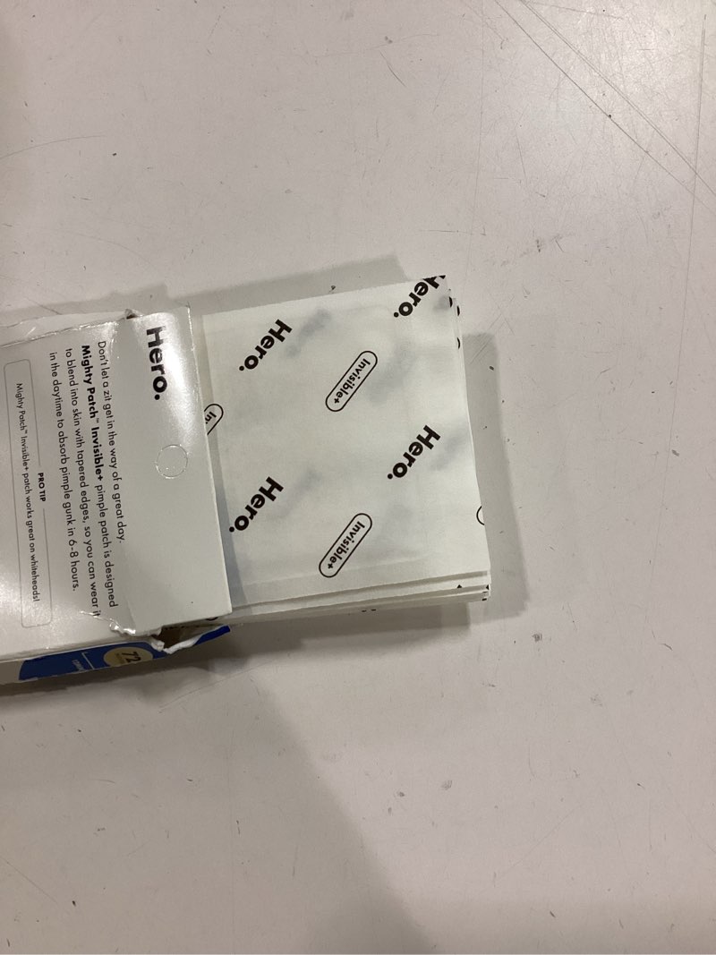 Condition photo showing New/Like New for Mighty Patch™ Invisible+ Patch – The Barely-There Daytime Hydrocolloid Acne Pimple Patch for Covering Zits and Blemishes, Tapered Edges Designed to Blend Into Skin (72ct) 72 Count(EXP 02/01/2028)