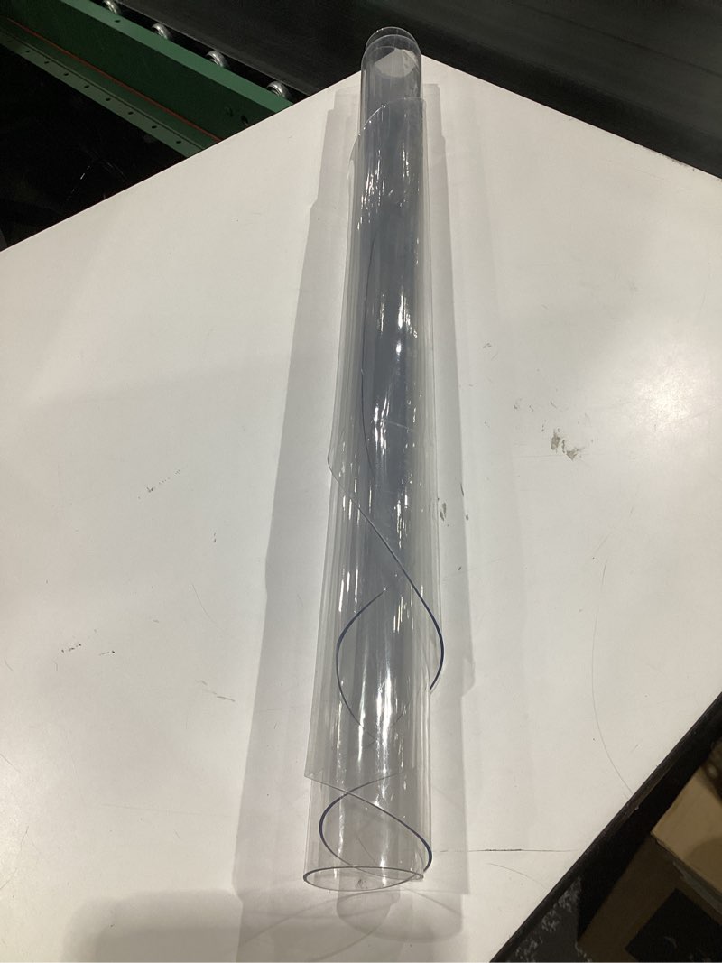 Condition photo showing Good Condition for Warmstar Round Clear Table Protector - 36Inch, 2mm Thick PVC Tablecloth for Dining & Coffee Tables Clear 36" x 36"