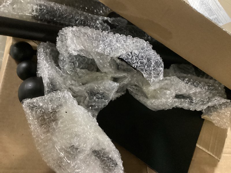 Condition photo showing As Is for coat rack freestanding,coat rack stand with 7 hooks and metal base for bags, hats.coat tree coat hanger stand for home office hall entryway round hook, black