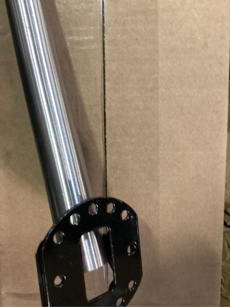 Condition photo showing Good Condition for moen curved adjustable length fixed mount single shower curtain rod for bathroom, brushed nickel finish, csr2160bn brushed nickel rod