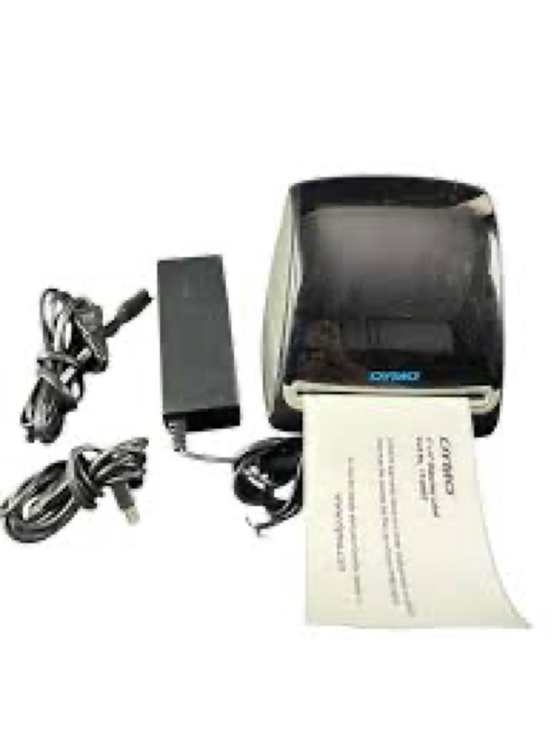 Dymo Labelwriter 4XL Thermal Label Printer Model 1738542 Cord, Labels, Tested