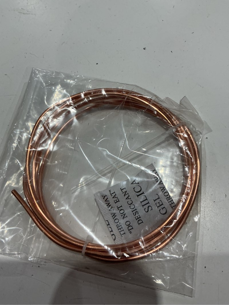 Condition photo showing Good Condition for uxcell refrigeration tubing 1/8" od x 5/64" id x 6.5 ft length soft coil copper tubing 1/8 inch