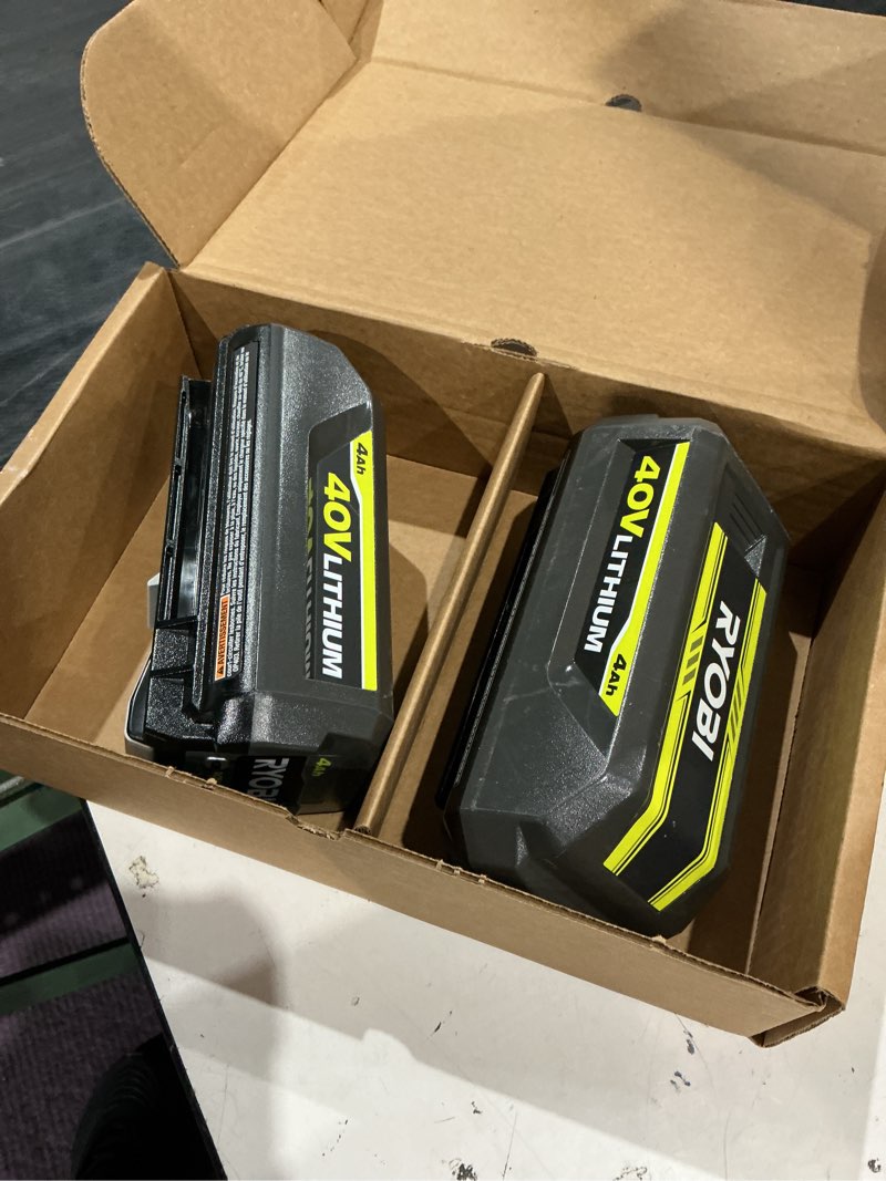 Condition photo showing Good Condition for ryobi 40v lithium-ion 4 ah high capacity battery (2-pack)