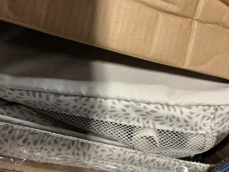 Condition photo showing Good Condition for chicco lullago anywhere portable bassinet, lightweight, space-saving with waterproof mattress and fitted sheet, travel-friendly, includes carry bag, lyric/beige lullago anywhere lyric