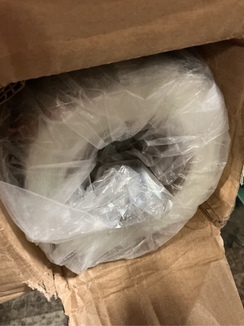 Condition photo showing New/Like New for fiberglass mat 50 in x 30 ft, 125 sq. ft fiberglass chopped strand mat resin & epoxy compatible, boat marine roofing repair fiber glasses sheet roll package 1 oz/1 sq. ft