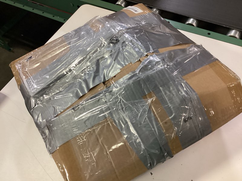 Condition photo showing New/Like New for 1200d waterproof boat cover - fits 14' to 16' ft bass, v-hull & tri-hull boats - heavy duty canvas black black model a: fits 14'-16' l x 68" beam width