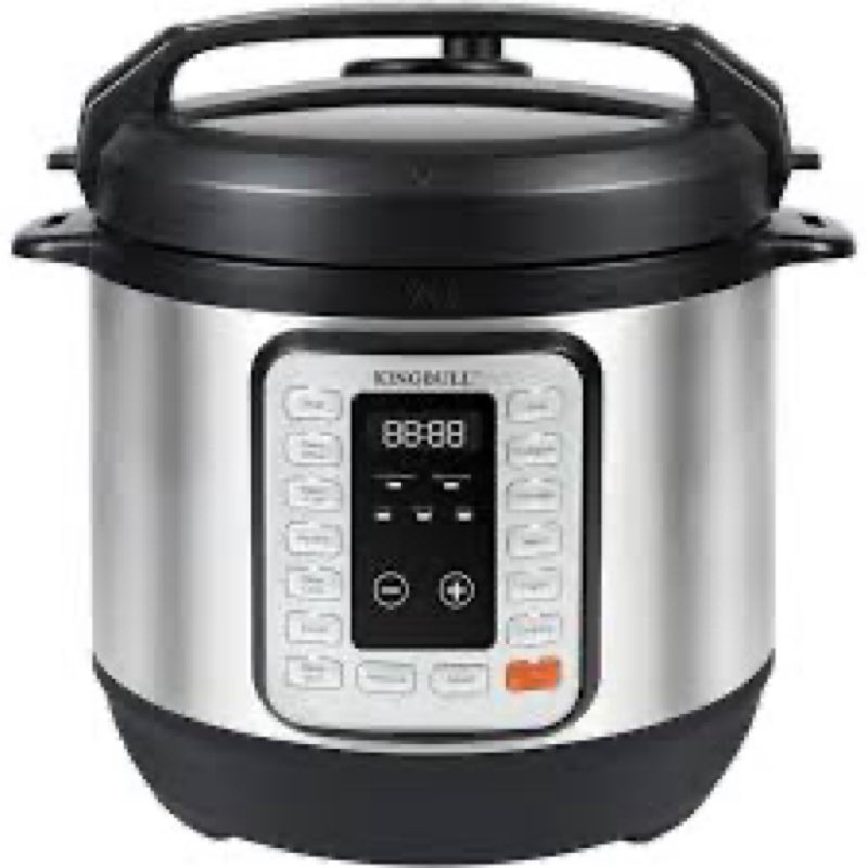 KINGBULL 12-in-1 Electric Pressure Cooker, Instant Multi-Use Non-Stick Pot, Slow Cooker, Rice Cooker
