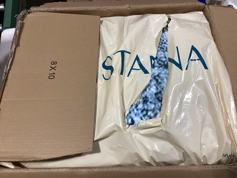 Condition photo showing Good Condition for similar item, not exact.  very soft.  istana 8x10 area rug - blue 8x10 rugs for living room - foldable 8x10 rugs for bedroom - stain resistant 8x10 washable rug - eco-friendly 8x10 area rugs - easy to clean living room rug 8x10