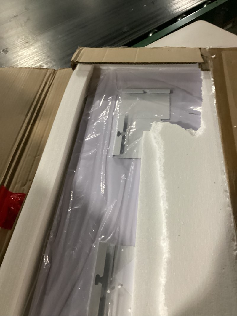 Condition photo showing New/Like New for Frameless Beveled Edge Bathroom Mirror 24x32 Inch Rectangle Beveled Mirror Wall Mirror Explosion Proof and Shatterproof Bathroom Vanity Mirror Wall Mounted Hang Firmly (Horizontal or Vertical) 24"L x 32"W Frameless