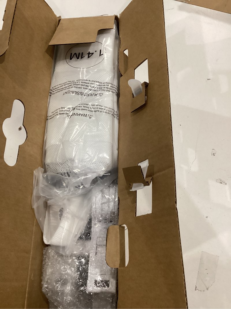 Condition photo showing Good Condition for comfybumpy 1-pack bed rail for toddlers 55.5" l x 19.5" h | toddler bed rails for twin, full, queen & king mattress size | swing down rail guard | mattress side rail for kids | white white 55.5”l x 19.5”h | 1-pack