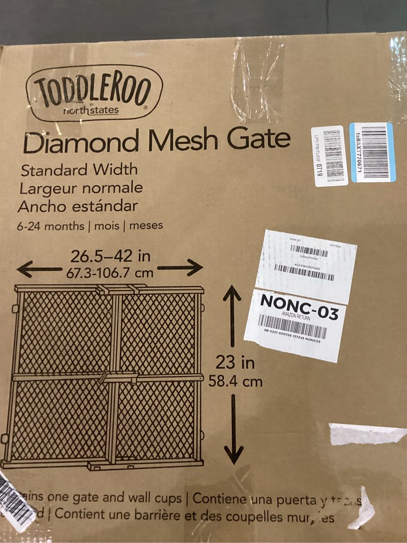 Condition photo showing As Is for Diamond Mesh Gate