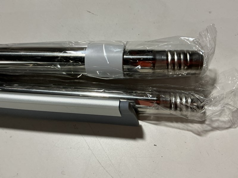 Condition photo showing Good Condition for Purexa 19.7'' Large Floor Squeegee for Concrete Floor with 51''-58'' Telescoping Stainless Steel Handle, Squeegee Broom for Removing Water on Tile, Epoxy, Garage, Driveway, Patio