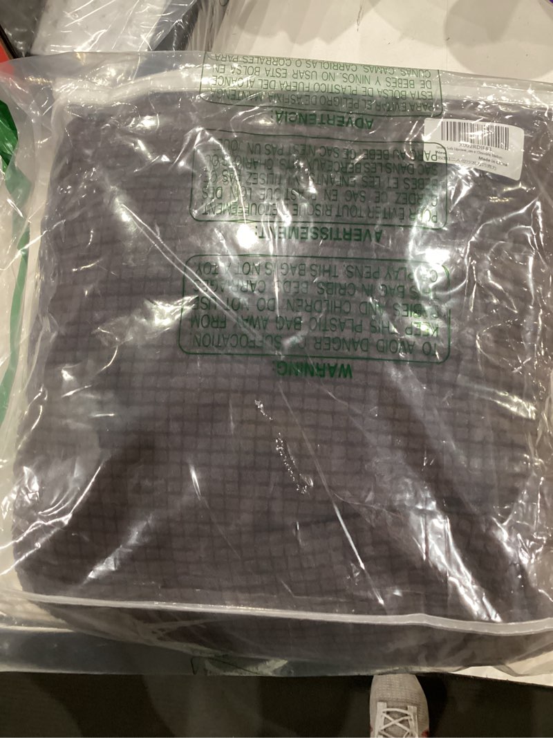 Condition photo showing Good Condition for kekuou stretch loveseat sofa cover slipcover,couch covers for 2 cushion couch sofa (55"-78") furniture protector sofa with elastic bottom for kids,dog. jacquard small checked (medium,chocolate) chocolate medium