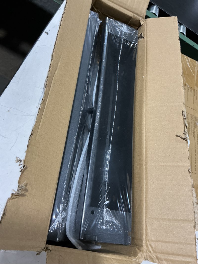 Condition photo showing New/Like New for yaocom 2 pcs 15 inch baseboard register duct black supply floor vent baseboard diffuser for floor home wall vent air cover smooth heavy duty steel adjustment for installation