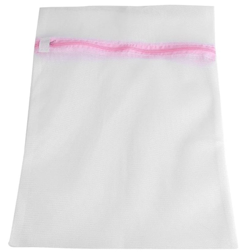1 Mesh Laundry Bags for Delicate Garments - Fine Mesh Wash Machine Bags for Women's Underwear, Bras, Hosiery, Stockings, Blouses (15x11 in)