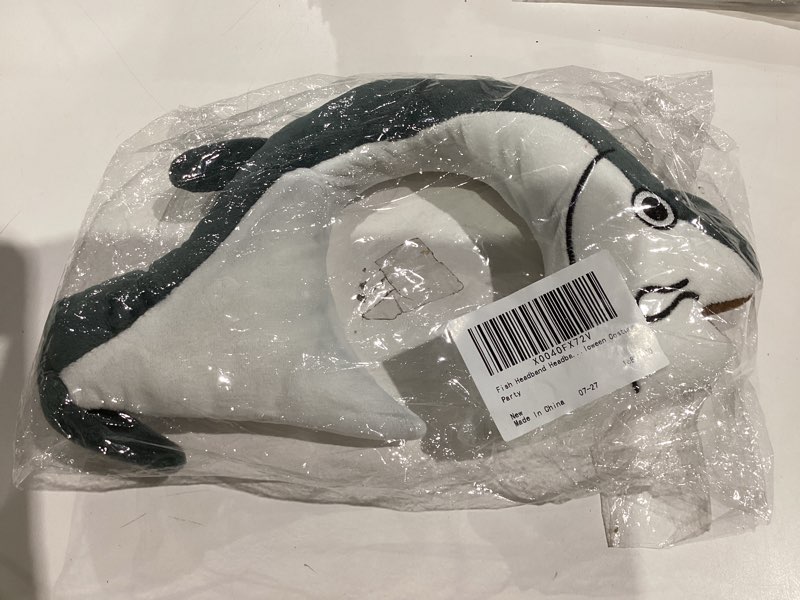 Condition photo showing Good Condition for Abaodam Small Fish Headband Hairband for Washing Face Kids Party Headband Under The Sea Party Decorations Fish Hair Hoops 3d Sea Plush