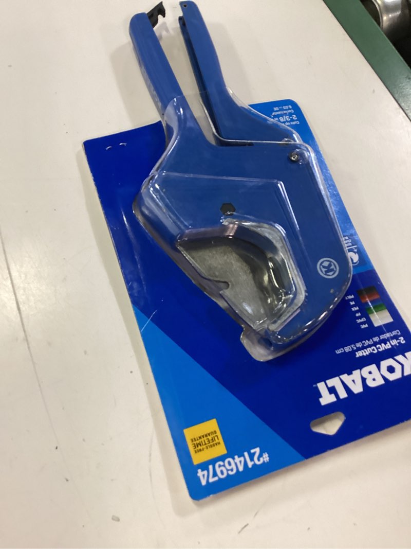 Condition photo showing Good Condition for kobalt cutter 2-in pvc cutter