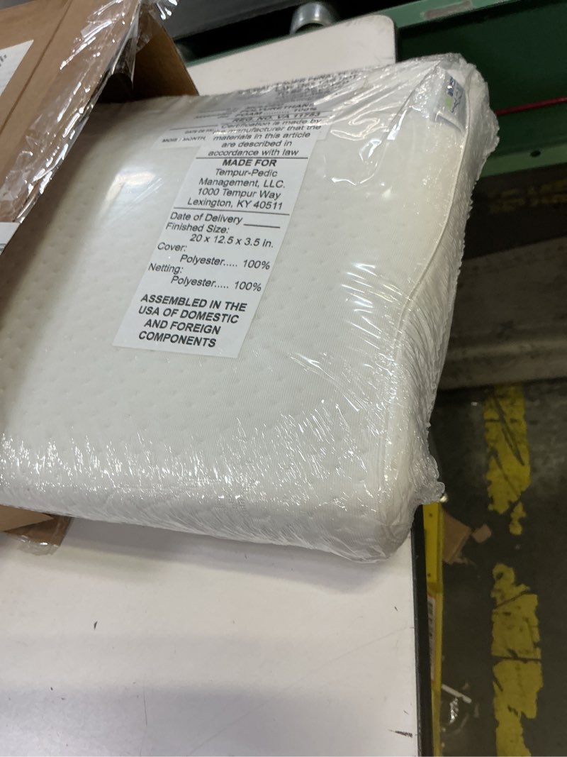 Condition photo showing Good Condition for tempur-pedic tempur neck pillow, small profile, white small profile 1
