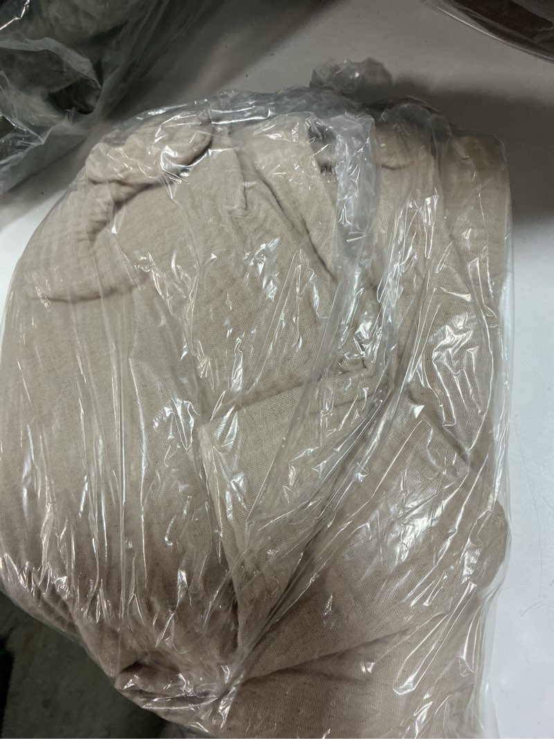 Condition photo showing New/Like New for organic cotton gauze sham set, standard, dune