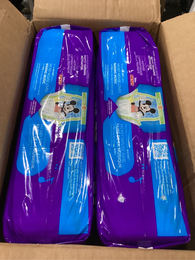 Condition photo showing New/Like New for pull-ups boys' potty training pants, size 5t-6t training underwear (46-60 lbs), 80 count 5t-6t 80