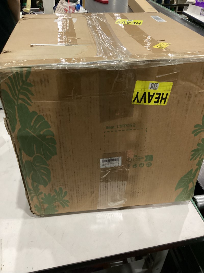 le tauci large 14 inch plant pot with saucer | ceramic outdoor & indoor big planter pot | drainage h