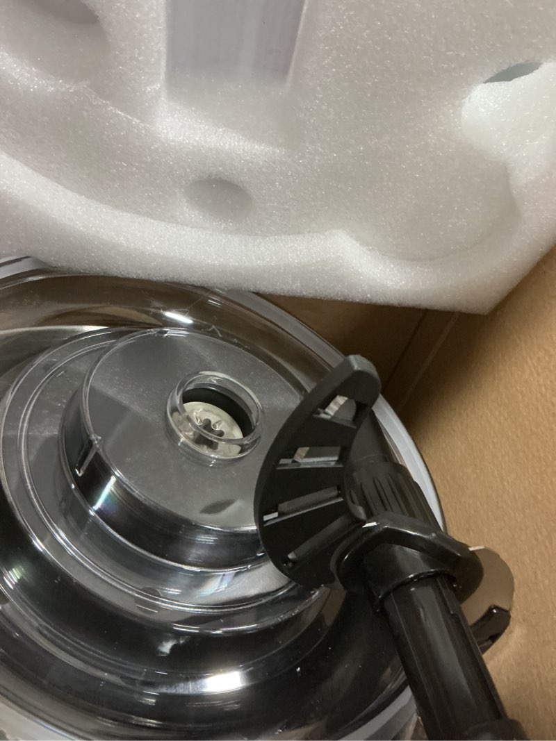 Condition photo showing Good Condition for Large Food Processor Meat Grinder - Electric Chopper for Ice,Yam,Vegetable&Food Blender,1200W Powerful Copper Motor - Includes 3 Sets of Bi-Level Blades and 1Bowl 25Cup/6L (6L 25cup)