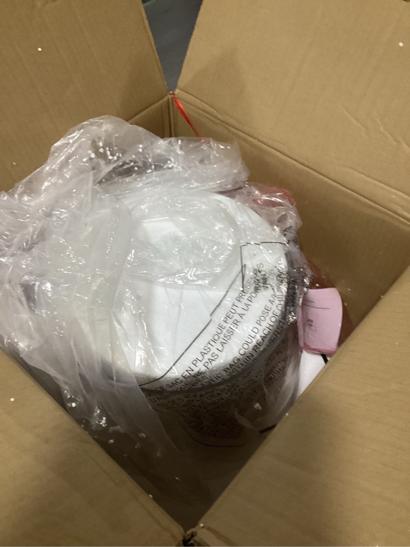 Condition photo showing As Is for Hampton Hill Auburn Pendant Kitchen Lighting for Dining Room, Industrial Kitchen Lights, Hand-Blown Glass Bell Shaped Pendant Light for Kitchen Island, Foyer, Bedroom, 13" Dia x 95.5" H, Gold/Clear