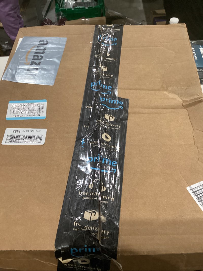 Condition photo showing As Is for Backpack Tool Bag with Wheel, Rolling Tool Backpack for Electrician Heavy Duty Roller Tool Bag on Wheel for Construction Work, 75 Pockets & Loops Tool Backpack with Molded Base and Combination Lock Black