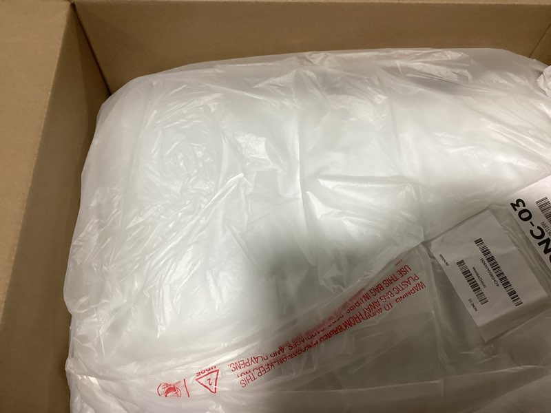 Condition photo showing Good Condition for tuft & needle down alternative standard size pillow set — support for back or side sleepers — hypoallergenic polyester fill within a 100% cotton shell— standard 100 by oeko-tex certified down alternative pillow set of 2 standard