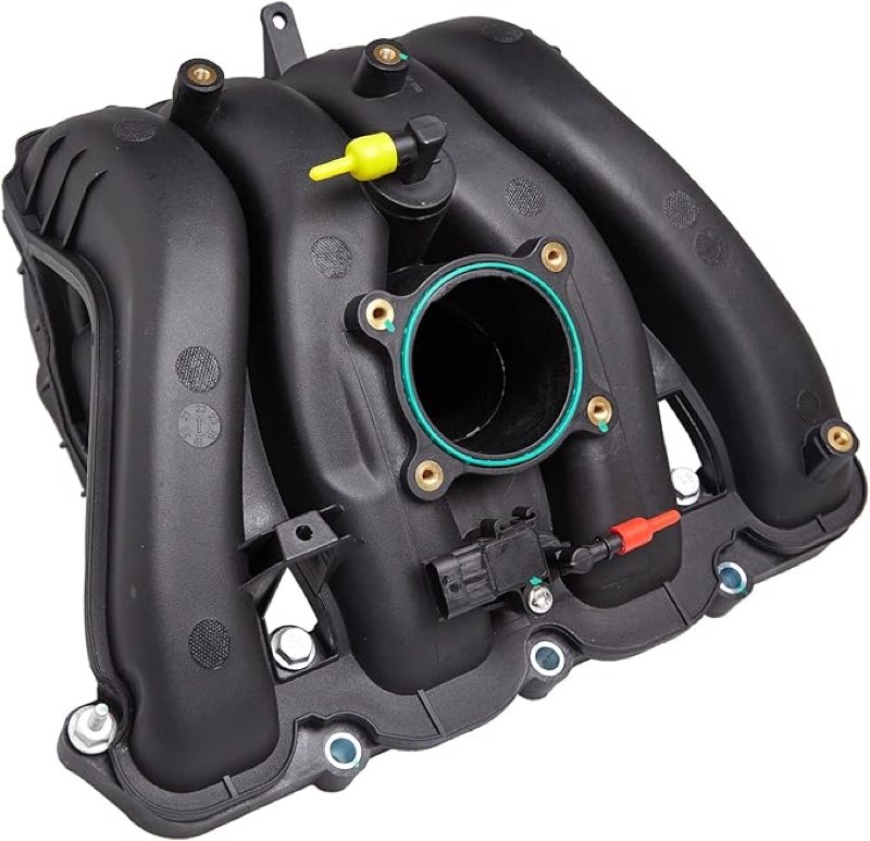 Tykick 12637620 Colector de admisión de motor para GMC Terrain 2010-2017 Chevy Equinox 2010-2017 Chevrolet Captiva Sport 2012-2015 Buick LaCrosse 2011-2016 Regal 2011-2017 Verano 2012-2017 7 2.44 L 3.0L L4 V6