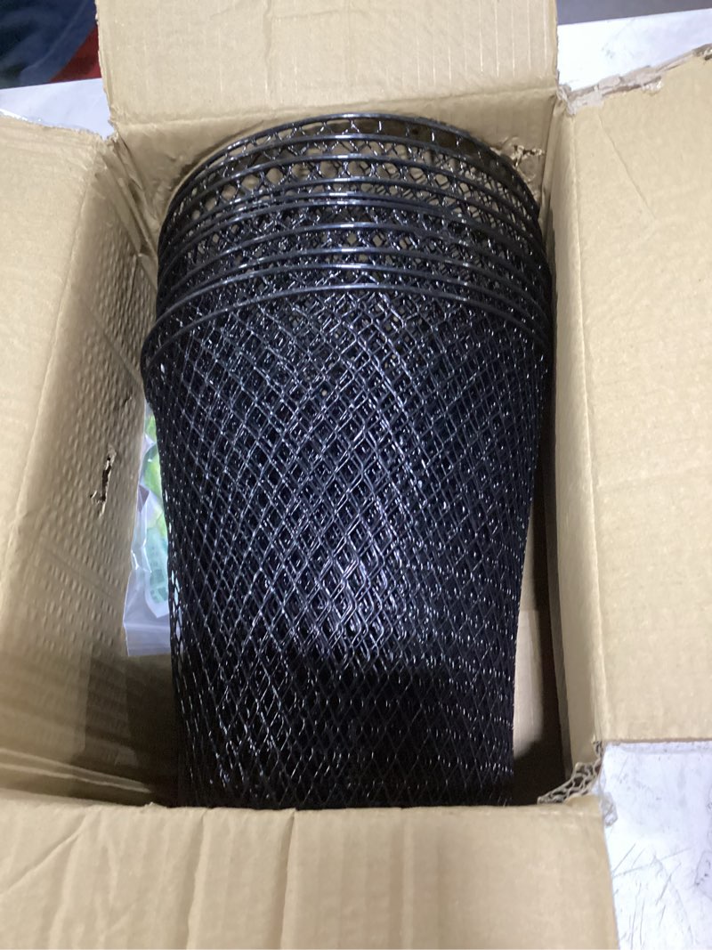 Condition photo showing Good Condition for 10 pcs chicken wire cloche plant covers garden netting metal heavy duty plant protectors from animals for keeping bunnies chicken squirrels birds other out 9.13×9.13 in