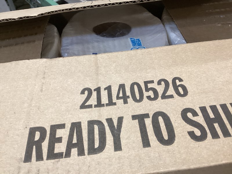 Condition photo showing New/Like New for charmin ultra soft cushiony touch toilet paper, 24 family mega = 123 regular rolls, white family mega 24 rolls (267 sheets)