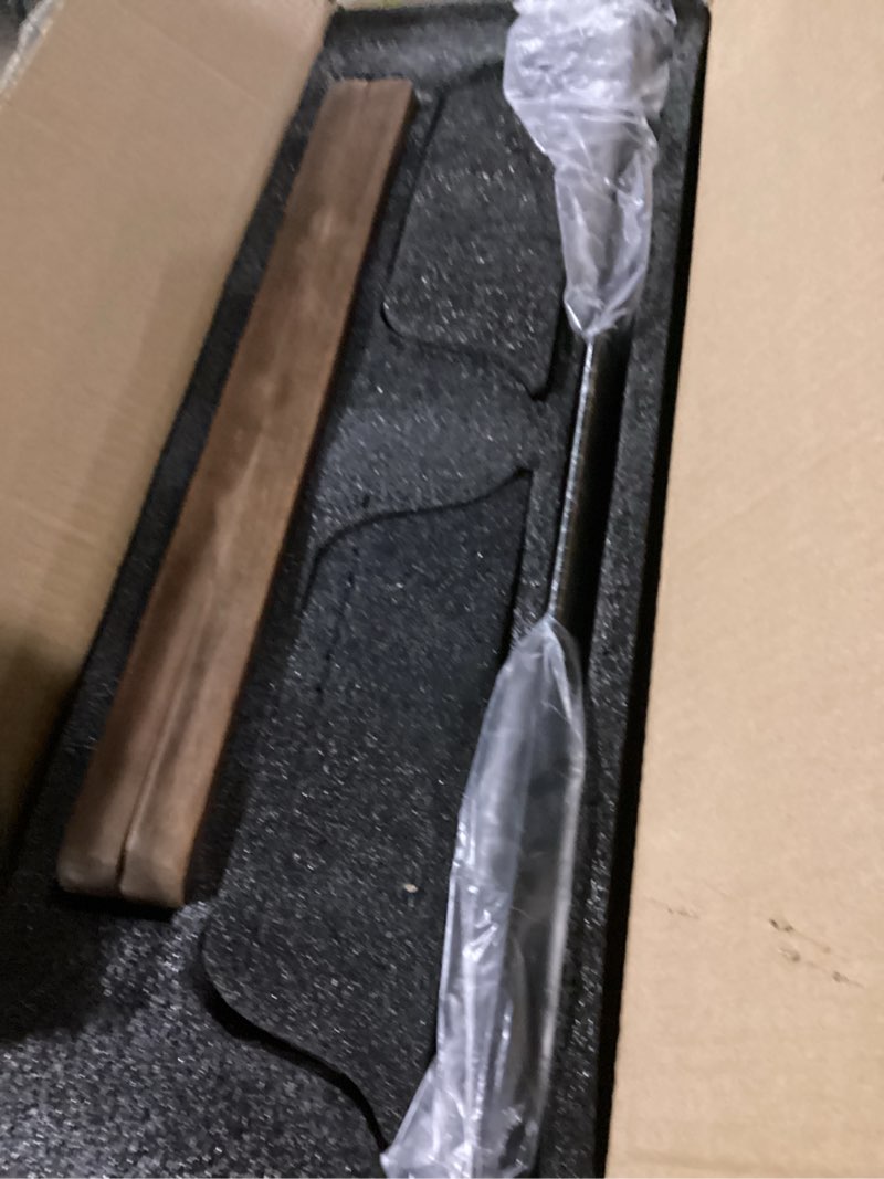 Condition photo showing As Is for 6.3inch Ceramic Adjustable Raised Double Bowls Set with Stand, 3 Heights Elevated, 2 Placement Options,Food and Water Bowls for Adult Cat Small and Medium Dog(Reactived Glaze -Grey) 6.3inch Double Bowls with Stand, Reactived Glaze- Grey