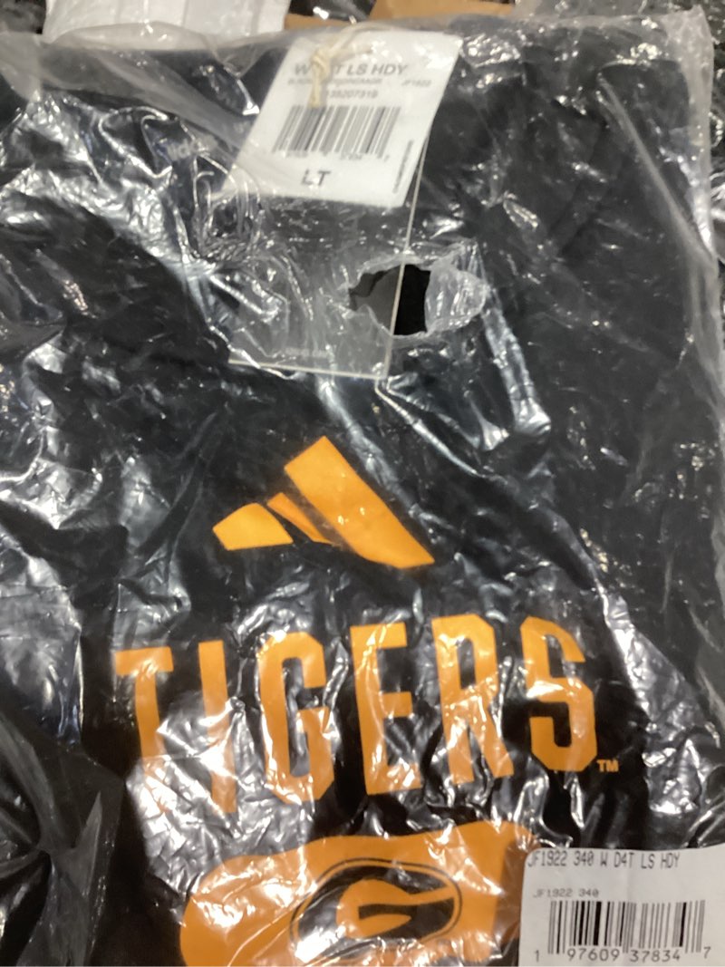 adidas women's d4t grambling state universtiy lightweight hoodie, black/team collegiate gold/grambli