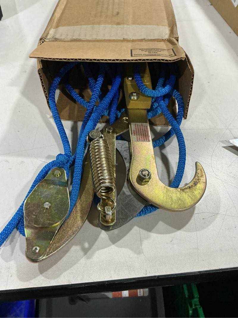 Condition photo showing As Is for jameson ja-34dp-pkg big mouth side cut double pulley tree pruner kit