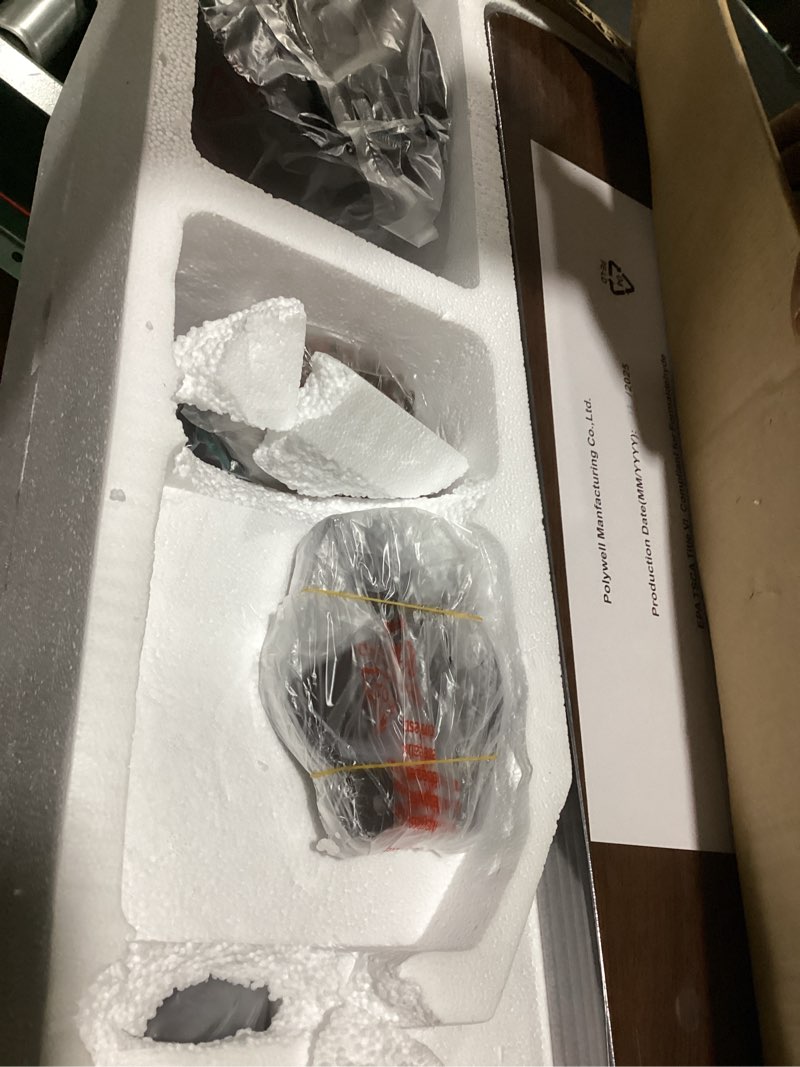 Condition photo showing New/Like New for westinghouse 7307200 comet, transitional dimmable led ceiling fan with light, 52 inch, espresso finish, frosted glass