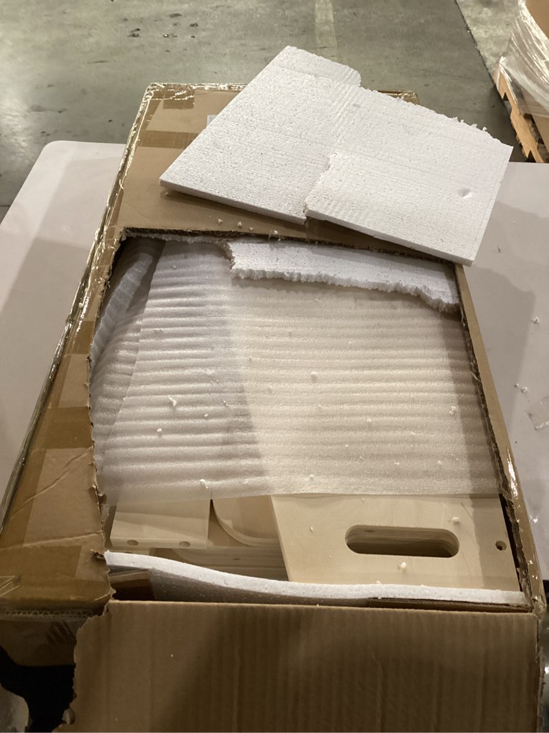 Condition photo showing Good Condition for Kids Bookshelf Wooden-3 Tier Montessori Toddler Baby Bookshelf for Kids Room, Playroom, Classroom, Wooden Nursery Book Shelves, Natural