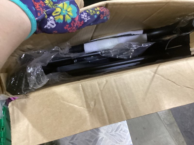 Condition photo showing Good Condition for HBTower Step Ladder, 4 Step Ladder for Adults with Wide Anti-Slip Pedal, Step Stool Foldable with Cushioned Handle, 330 Capacity for Home and Kitchen, Black