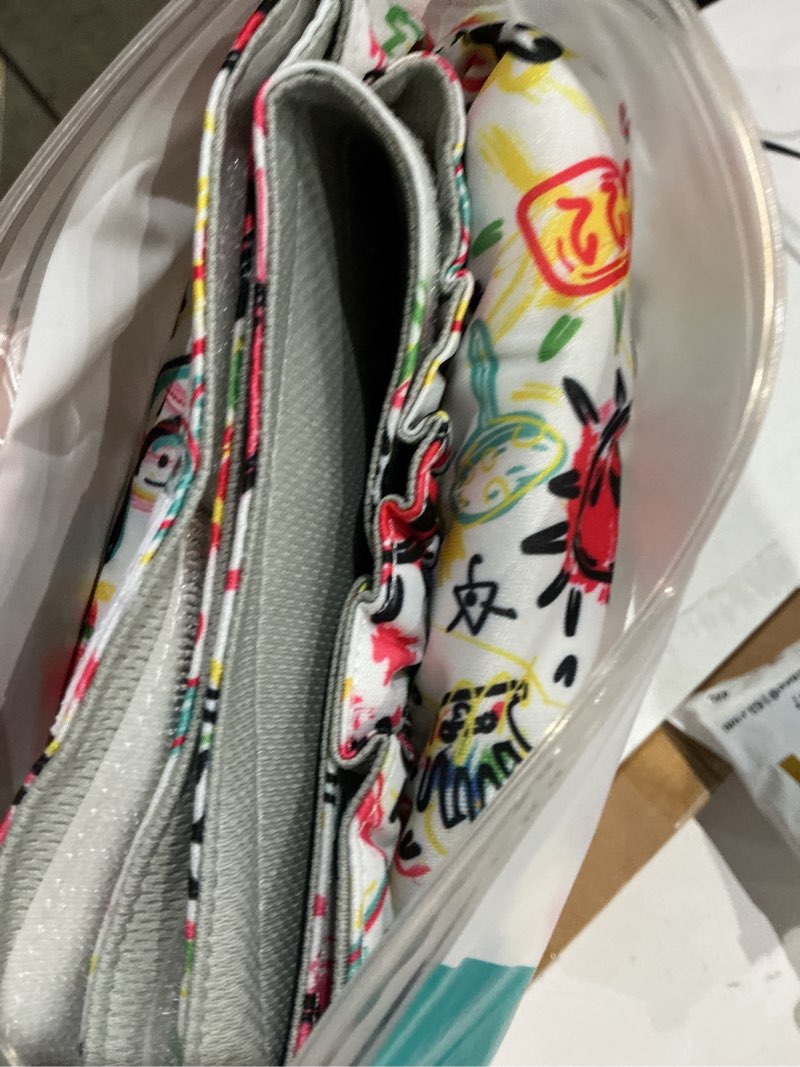 Condition photo showing Good Condition for cutebone washable dog diapers female no tail hole 3 pack reusable doggie period training pants for docked-tail frenchie french bulldog boston terrier without tail wwd26xl for docked-tail, 1#graffiti series xl