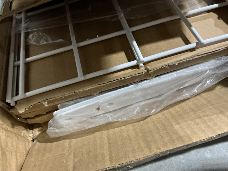 Condition photo showing New/Like New for fleximounts 2-pack 2x4ft 24-inch-by-48-inch wall shelf garage storage rack wall mounted floating shelves, white