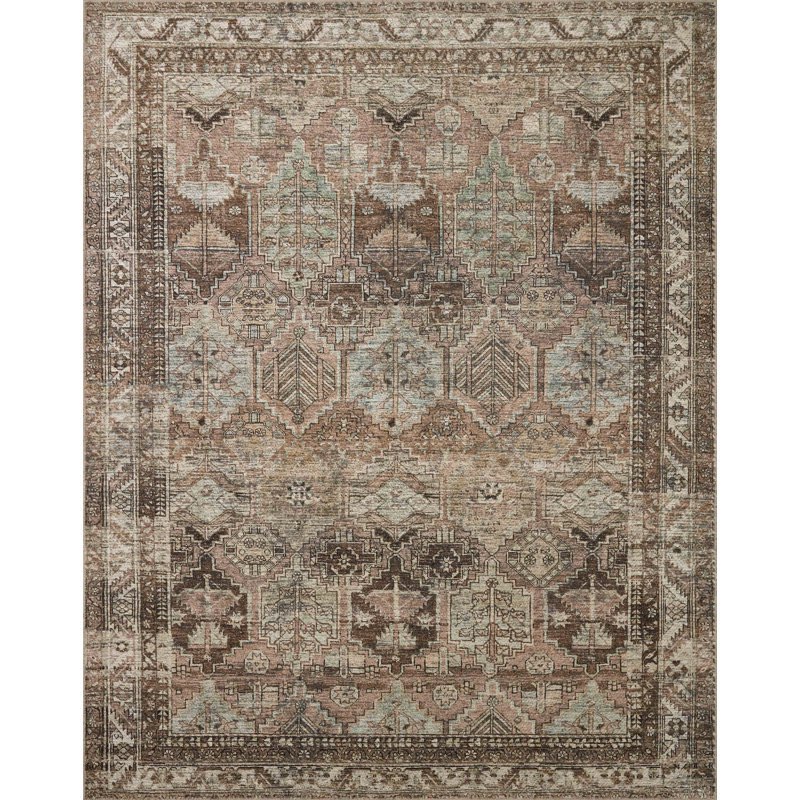 Amber Lewis x Loloi Billie BIL-03 Al Clay / Sage Area Rug 10' x 14'