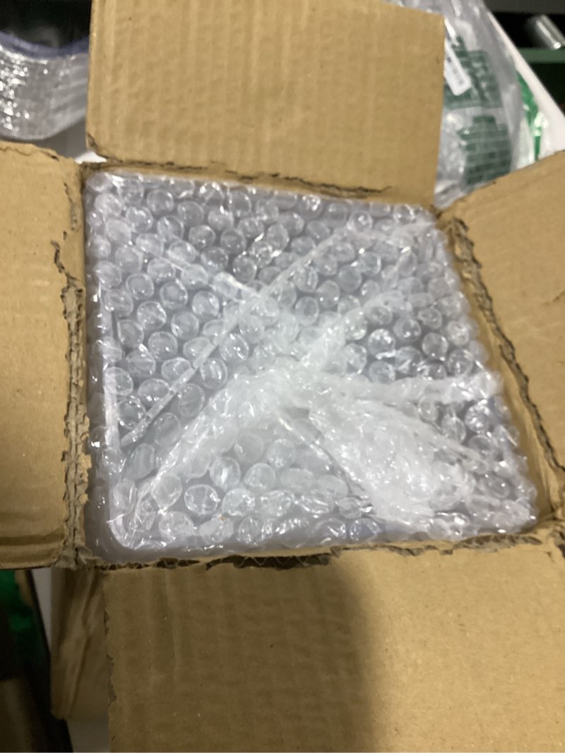 Condition photo showing New/Like New for Yopay 2 Pack Square Tissue Dispenser Box, Clear Facial Acrylic Tissue Box Holder, Cover Napkin Organizer for Dryer Sheets, Bathroom, Desks, Countertop, Vanity, Bedroom Dressers, Kitchen Office Room