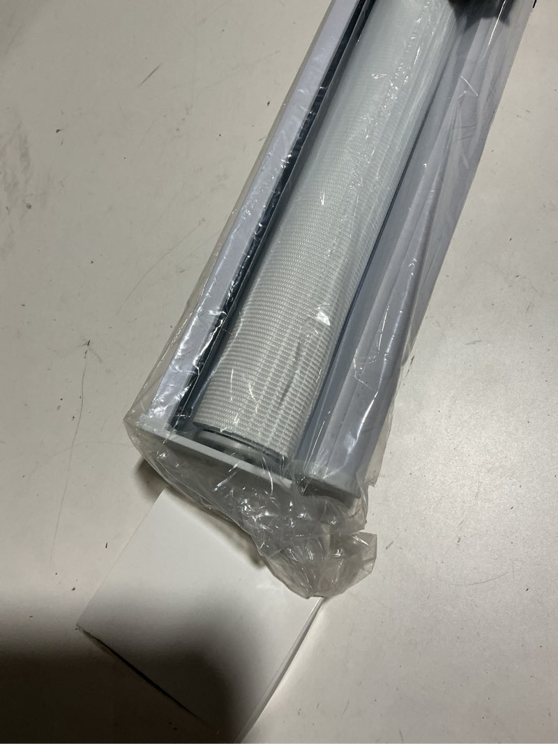 Condition photo showing Good Condition for joydeco cordless zebra blinds (pro), dual layer light control zebra blinds for windows, light-proof aluminum cover, free-stop roller shades for home & office (white, 24" w x 75" h) white 24"w x 75"h